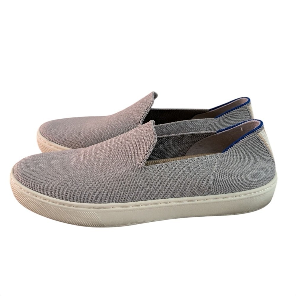 Womens Rothy's The Original Gray Slip On Flat Sneaker‎ Size 7 - Picture 3 of 10